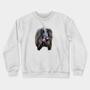 Afghan Hound Cute Dog Crewneck Sweatshirt